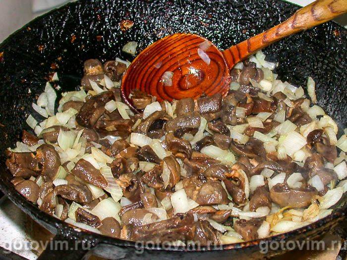 Омлет з опеньками